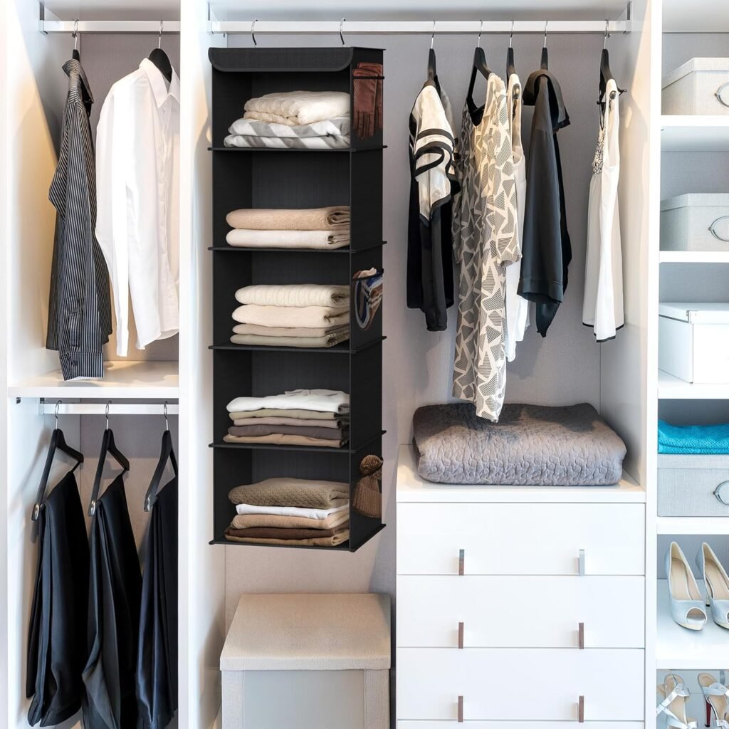 5 Shelf Hanging Closet Organizer