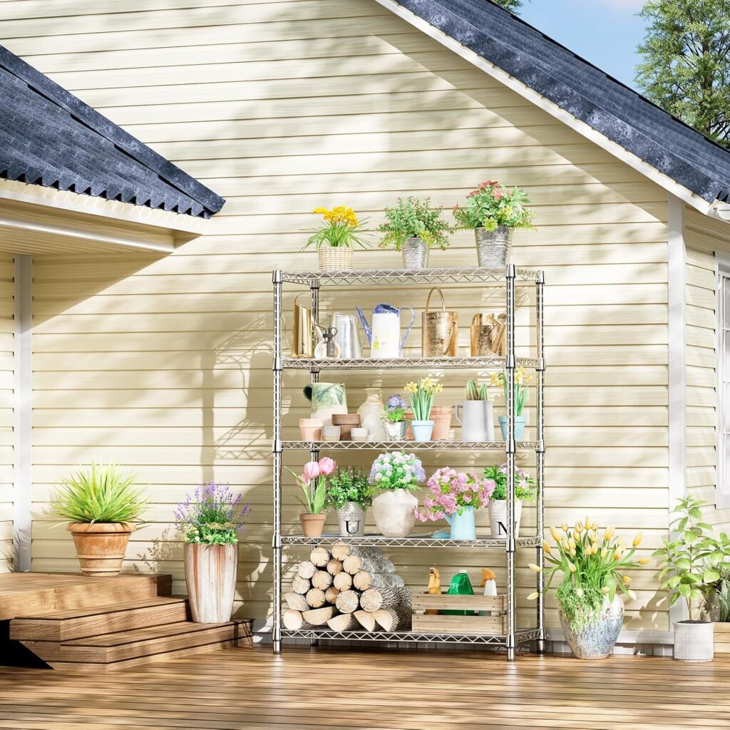 5-Tier Heavy Duty Metal Storage Shelving Unit