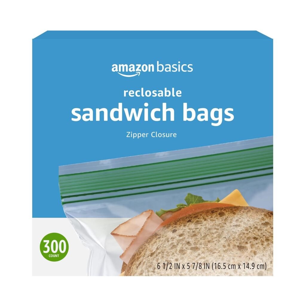 Double Zipper Sandwich Storage Bags
