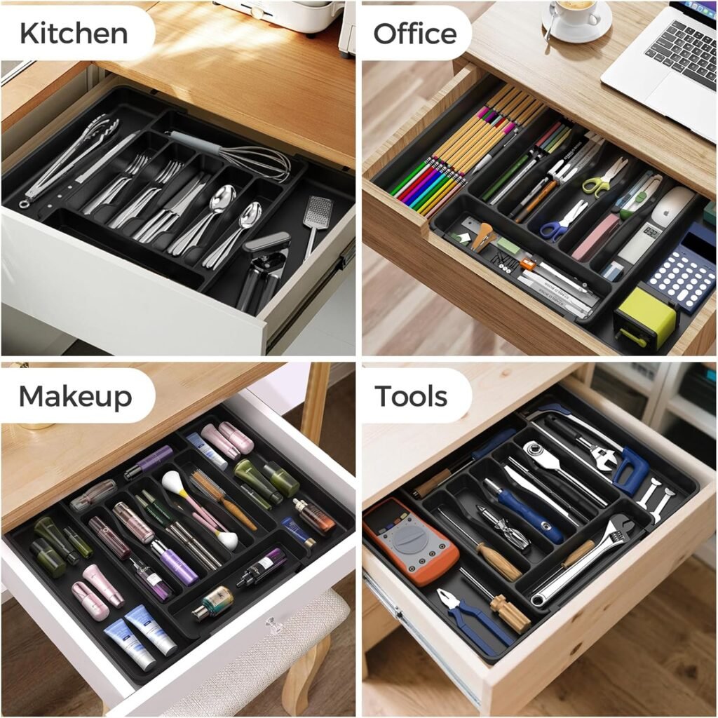 Extra Large Expandable Silverware Organizer