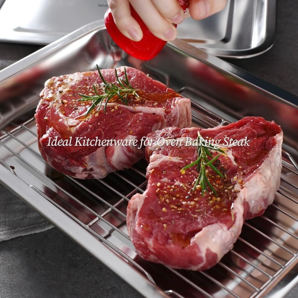 Steel Food Prep Container with Rack