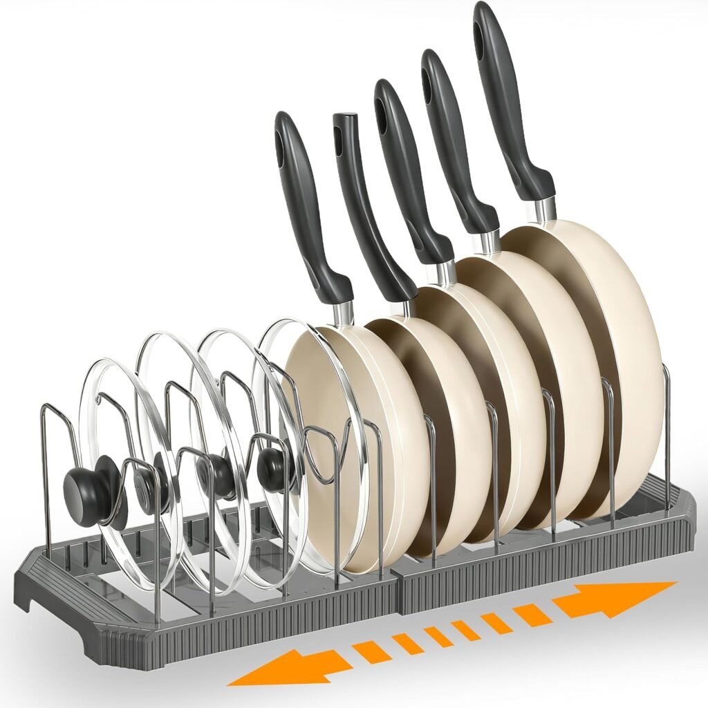 Adjustable Pot Lid Organizer,