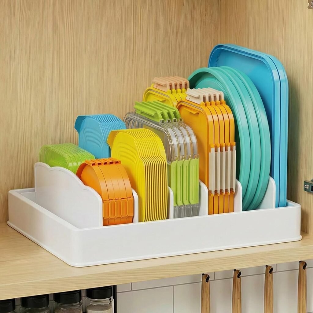 Lifewit Kitchen Cabinet Organizer for Food Container Lid